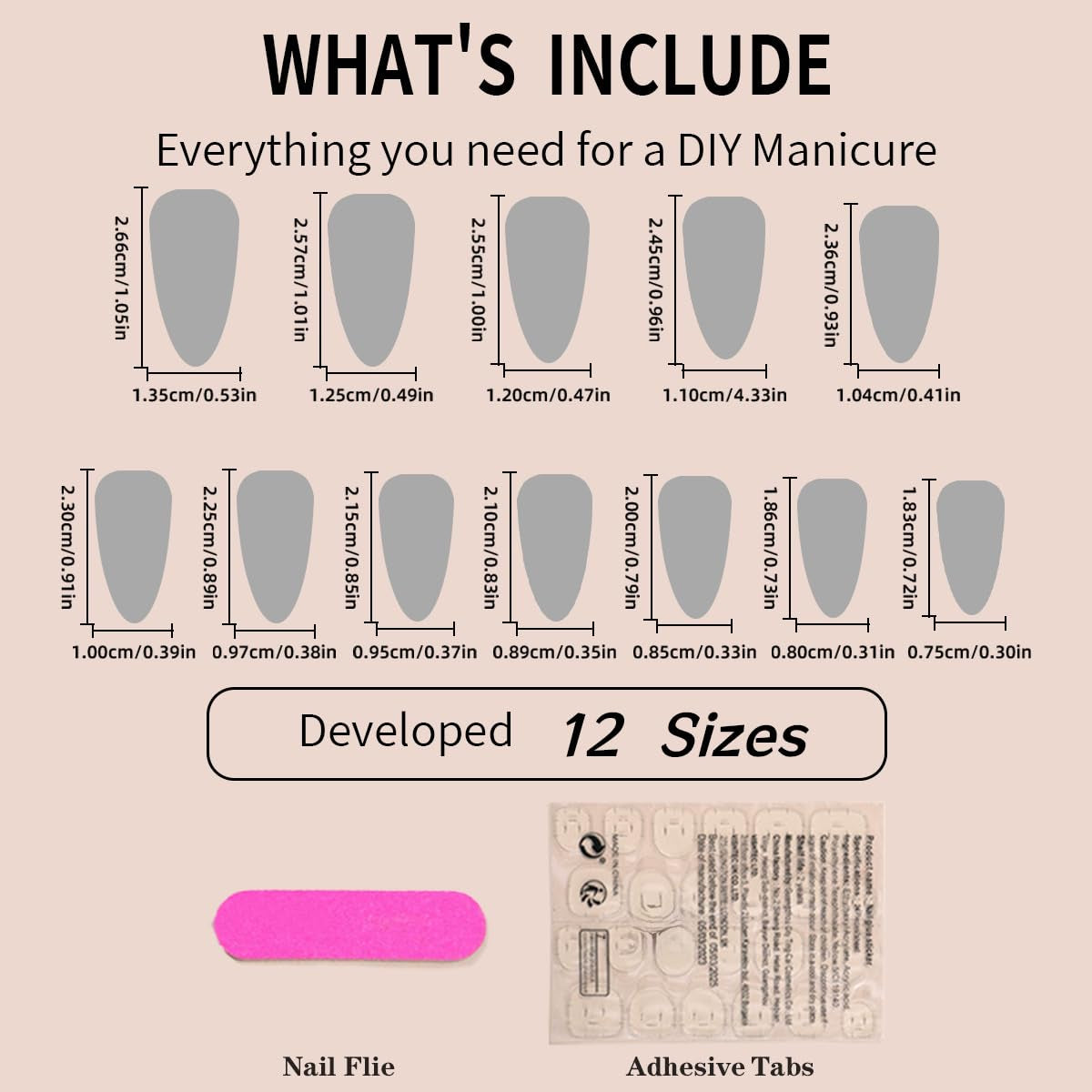 Almond Press-On Nails, 24Pcs Medium Red Star Design, Acrylic False Nails for Women, Glossy Finish, Easy to Use, Ideal for Special Events, 1 Box
